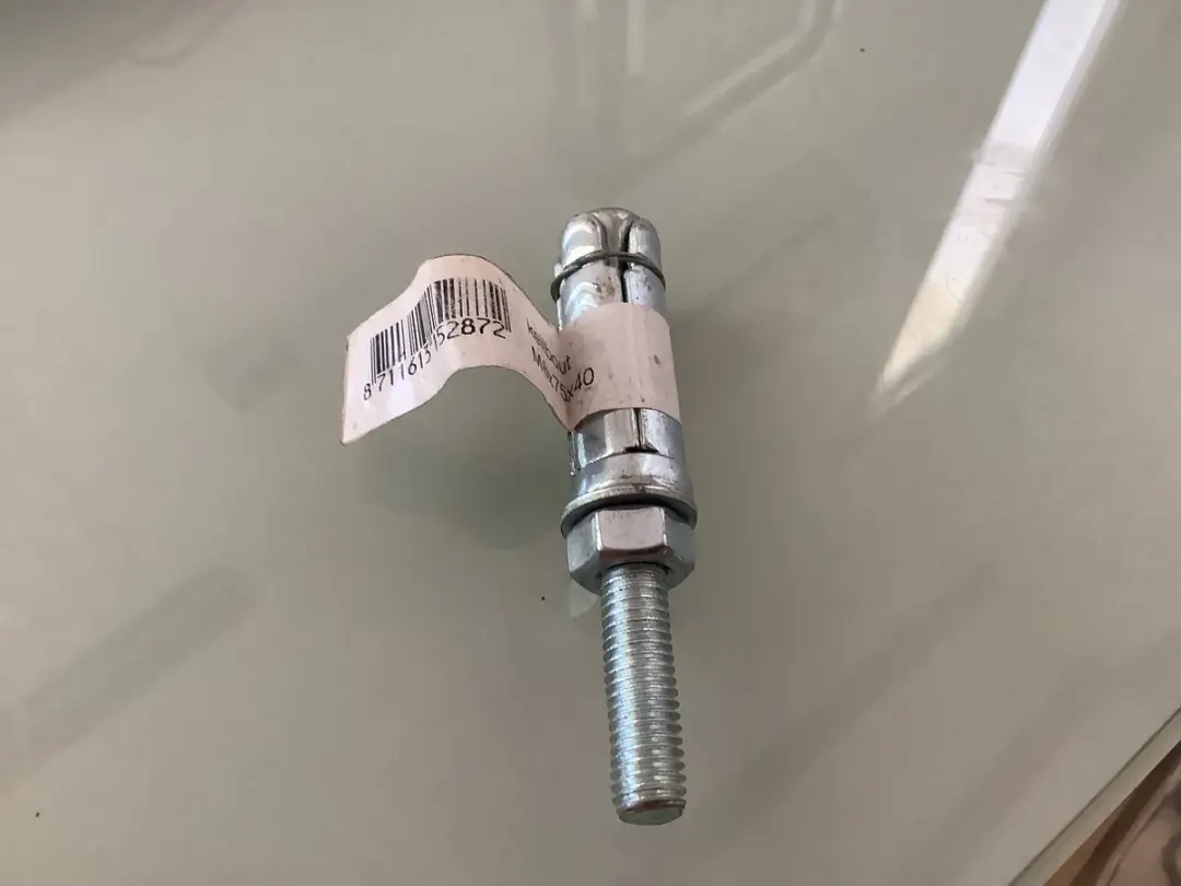 Deltafix Keilbout M5x80x35 - Verzinkt