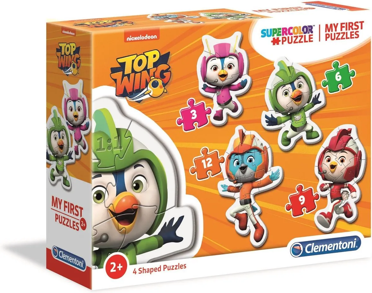 Clementoni My First Puzzle Top Wing 4x30 Stuks - Multicolor