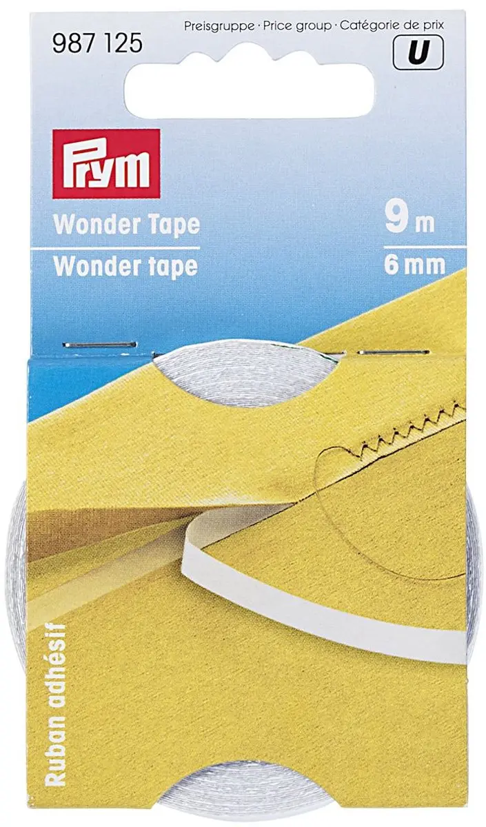 Prym Wonder Tape Transparant 6m x 6mm