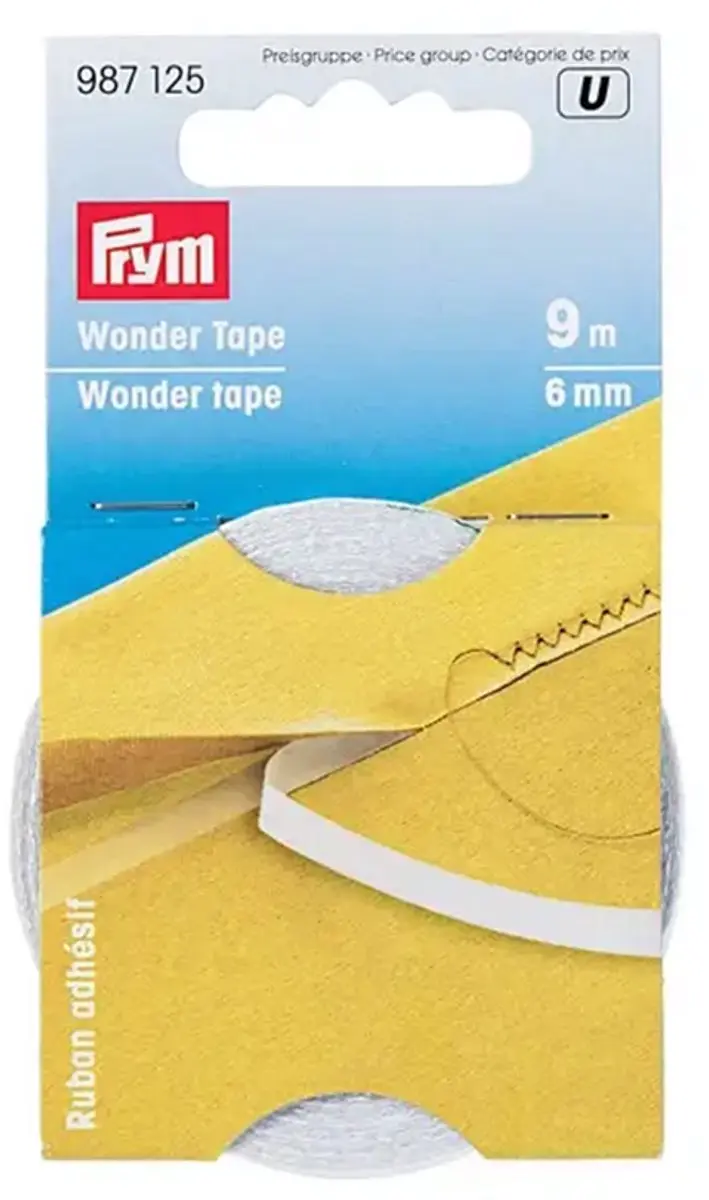 Prym Wonder Tape Transparant 6m x 6mm