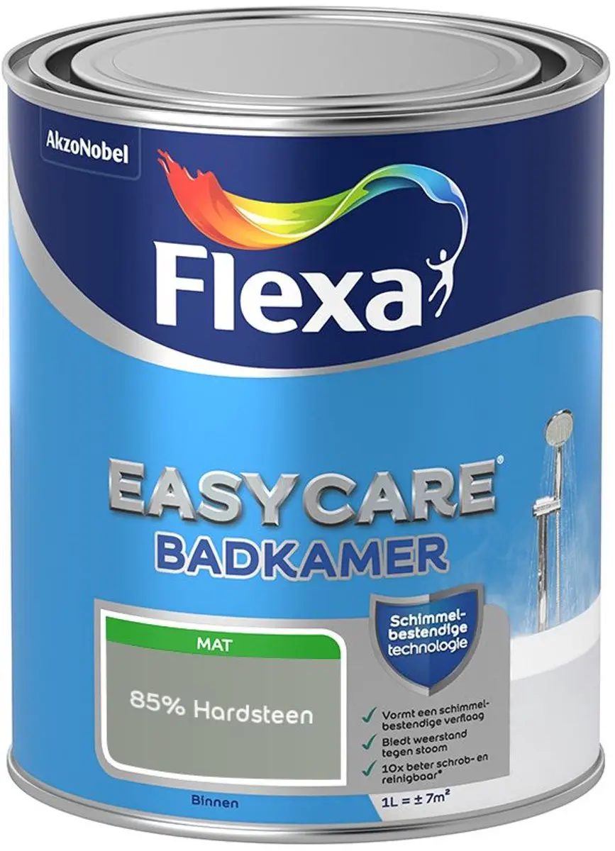 Flexa Easycare Badkamer Mengverf 85% Hardsteen 1L