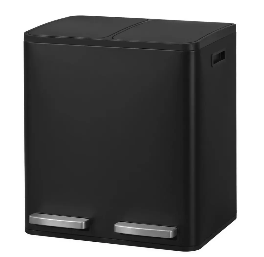 Songmics Afvalbak 2x15L Pedaal