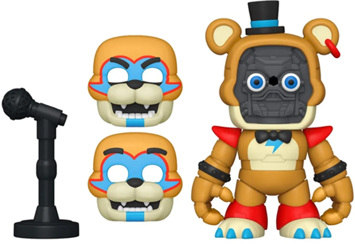 Funko Five Nights at Freddy's Freddy Glamrock Snap Action Figuur - Multi - afbeelding 2 van 3