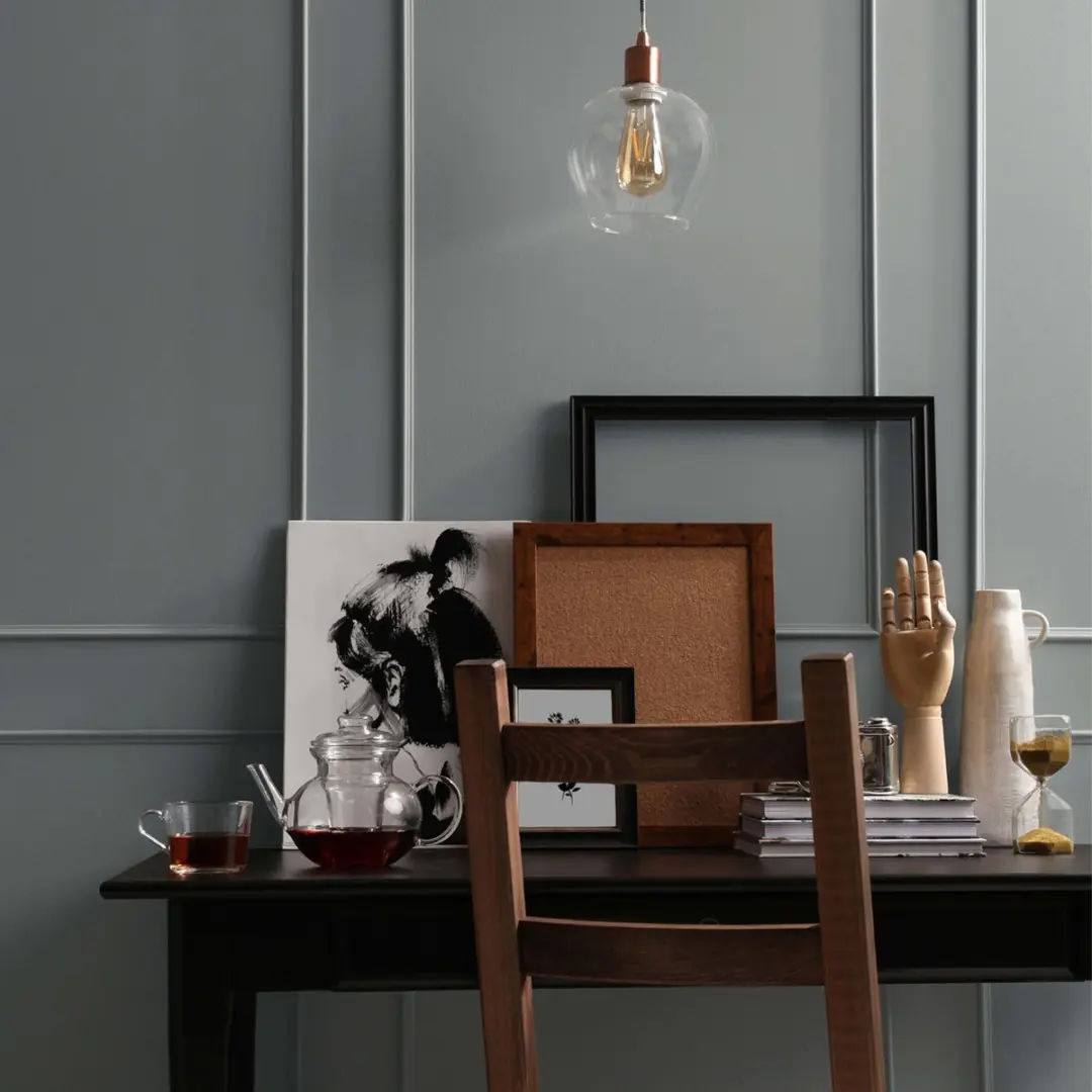 Rust-Oleum Grijs Chalky Finish Muurverf 2,5L - Urbangrijs