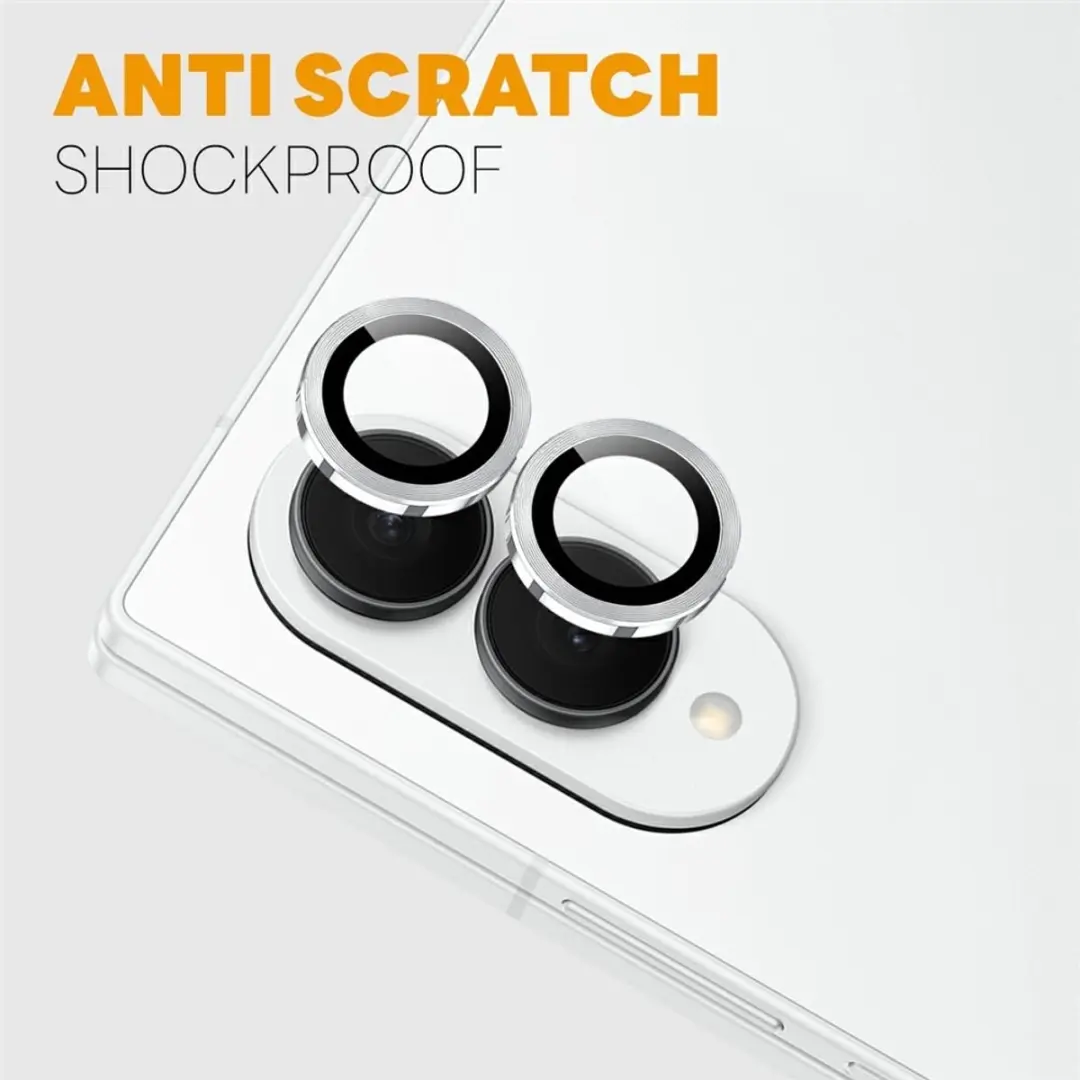 NORTHJO Galaxy Z Fold 8 Lensprotector - Metaal Zilver - 8721389807135 - afbeelding 6 van 6