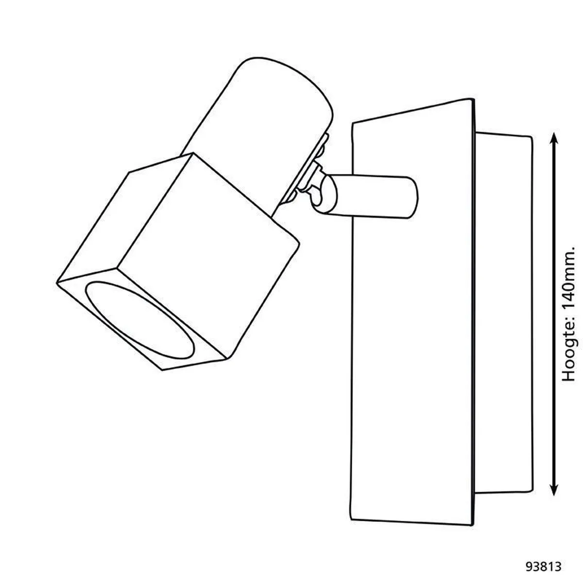 Eglo Nocera Spot LED 5W - Nikkel-Mat - afbeelding 4 van 4
