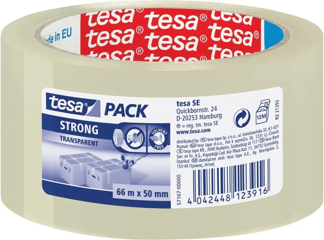 Tesa Verpakkingstape 50mm x 66m