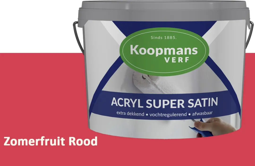 Koopmans Acryl Super Satin Zijdeglans Muurverf 1L
