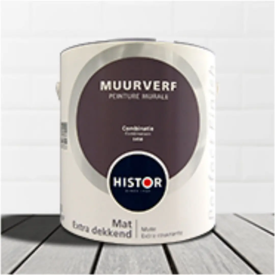 Histor Perfect Finish Muurverf Mat 2,5L - Combinatie