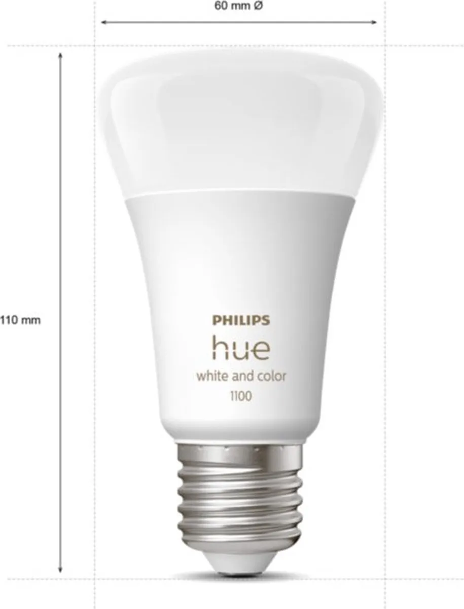 Philips Hue Starterkit White and Color Ambiance 2x9W E27 - afbeelding 6 van 6