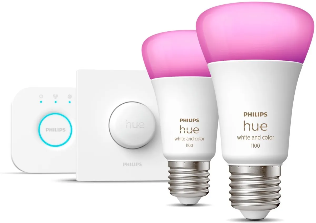 Philips Hue Starterkit White and Color Ambiance 2x9W E27