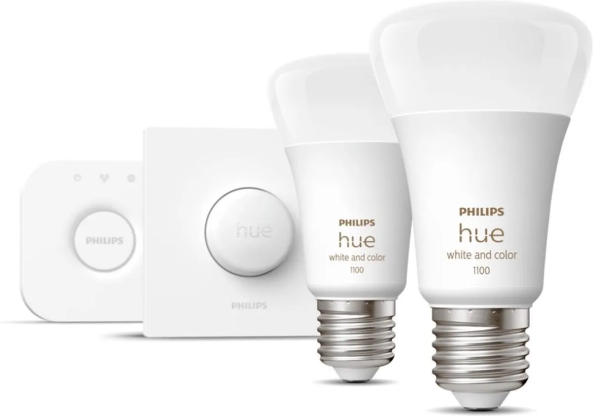 Philips Hue Starterkit White and Color Ambiance 2x9W E27