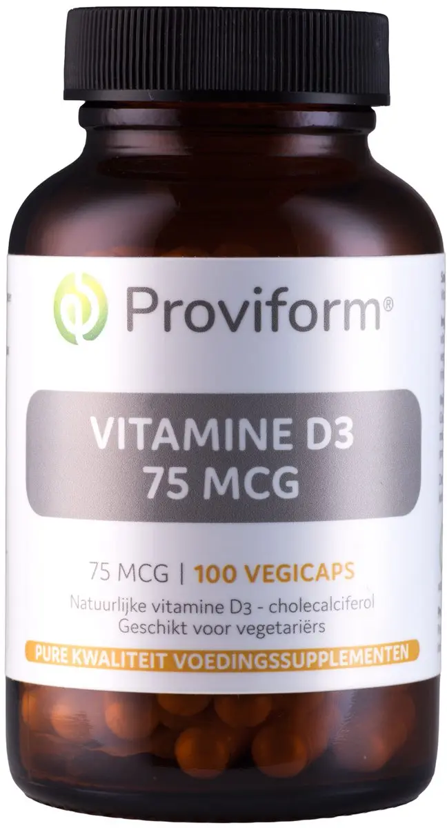 Proviform Vitamine D3 75mcg 100 Vegetarische capsules