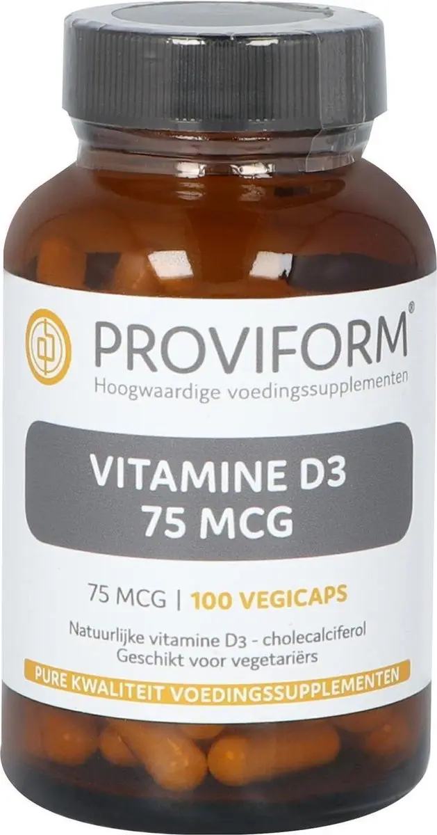 Proviform Vitamine D3 75mcg 100 Vegetarische capsules