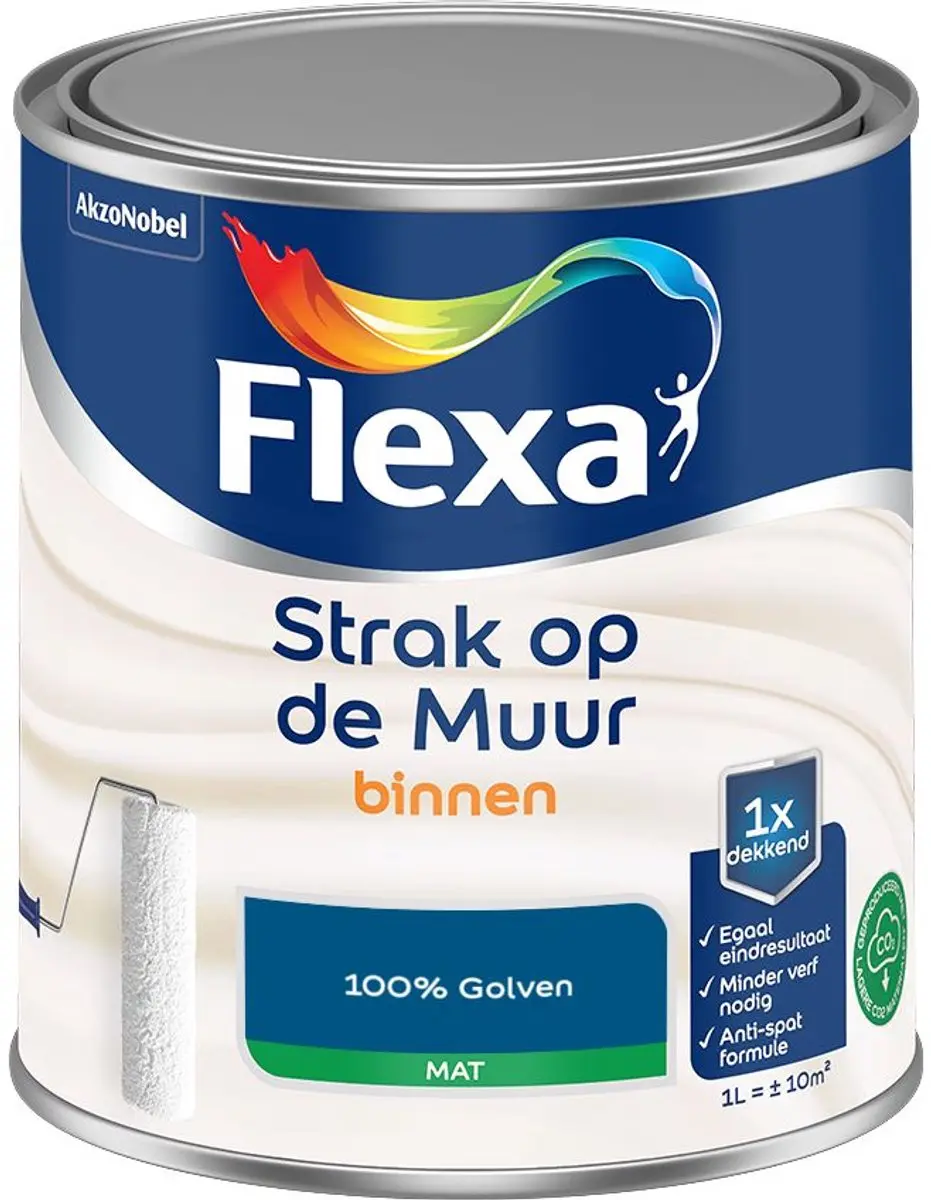 Flexa Strak Op De Muur Binnen Mat Mengverf 100% Golven