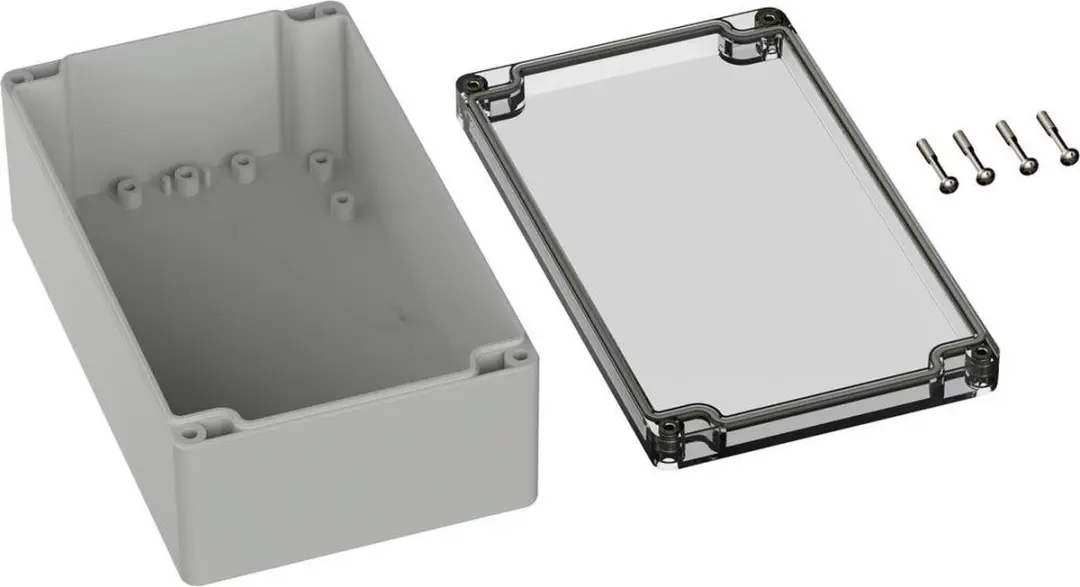 Tru Components TC-9065484 Outdoorbehuizing 200x120x75mm - Polycarbonaat - Grijs-wit