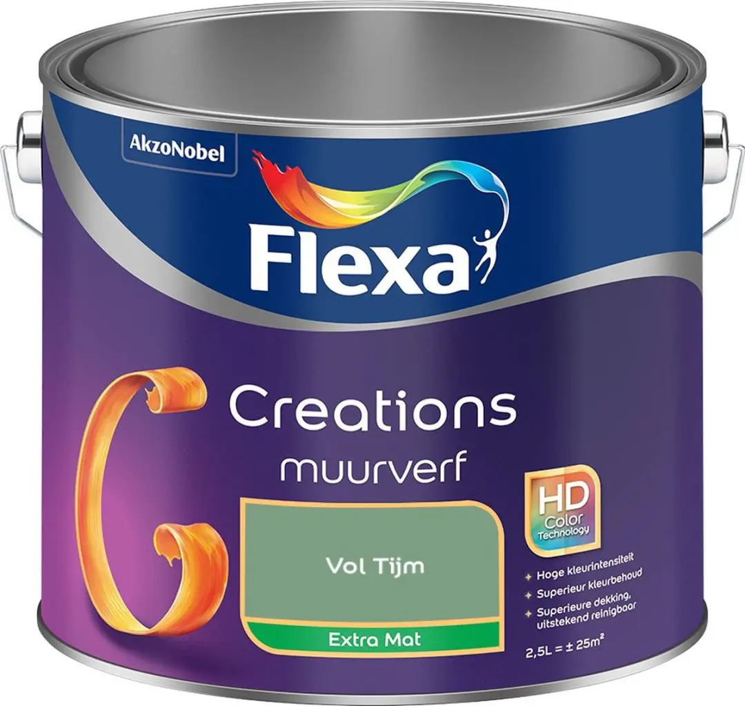 Flexa Creations Muurverf Extra Mat Vol Tijm 2,5L