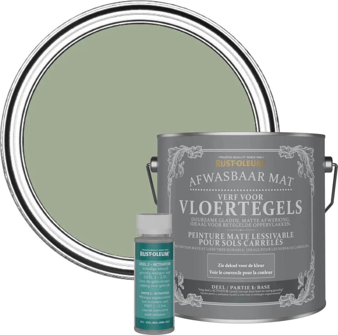Rust-Oleum Vloertegelverf Kakigroen 2,5L