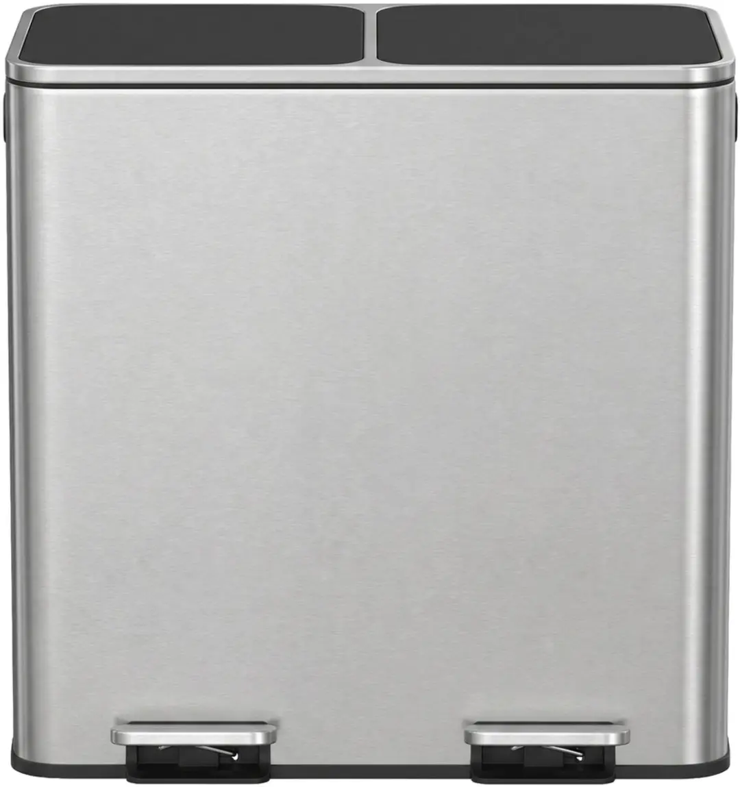Songmics Prullenbak 80L 2 Compartimenten