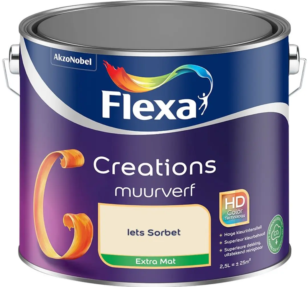 Flexa Creations Muurverf Extra Mat Iets Sorbet 2,5L