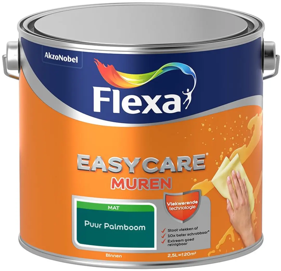 Flexa Easycare Muren Puur Palmboom Mengverf 2,5L