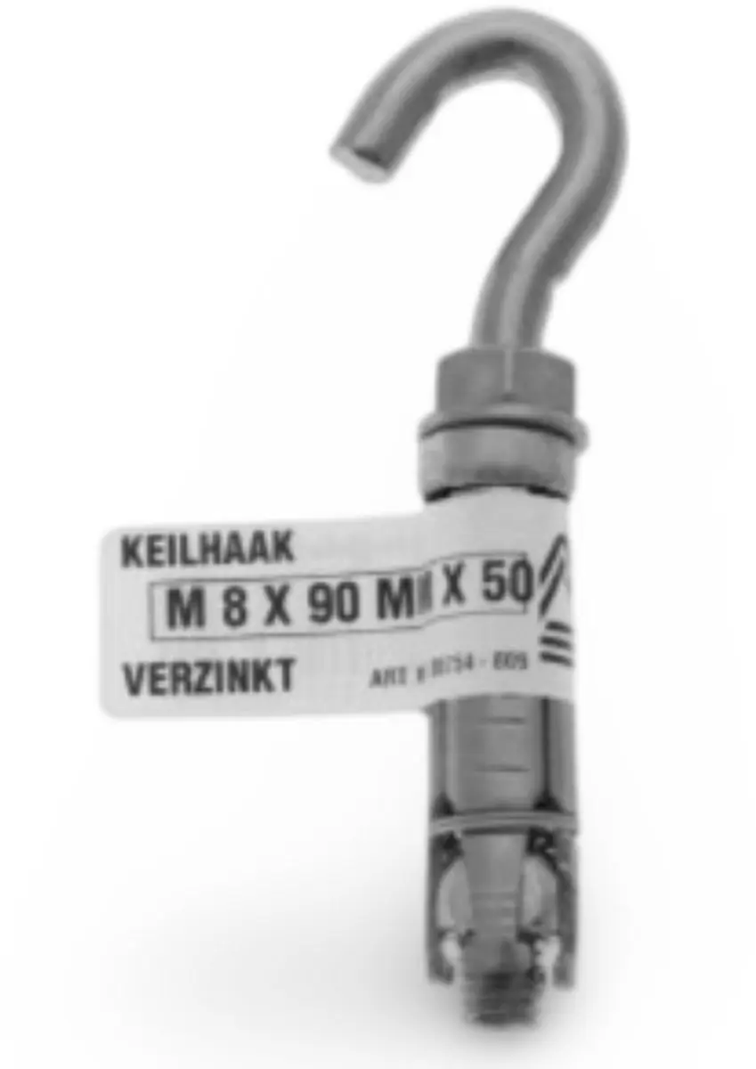 Deltafix Keiltrekhaak M8x90x50