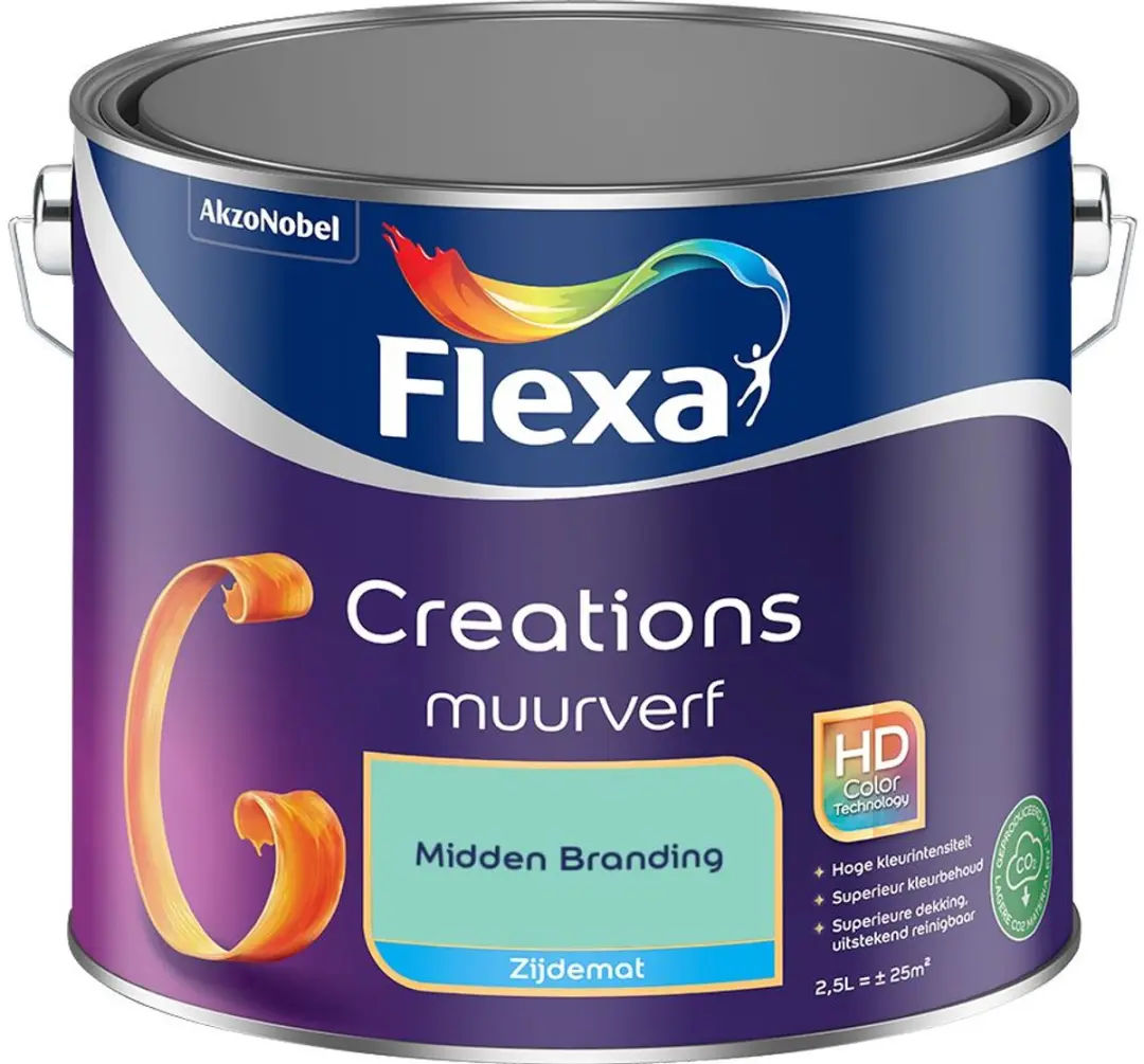 Flexa Creations Muurverf Zijdemat Midden Branding 2,5L