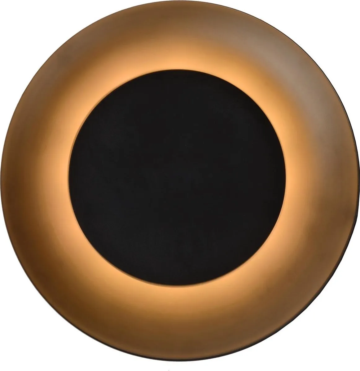 Lucide FOSKAL Plafondlamp Ø21,5cm - 6W 2700K - Zwart