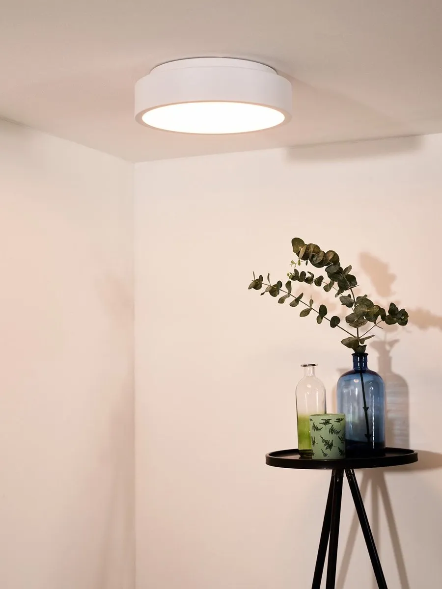 Lucide TALOWE LED Plafondlamp Ø30cm - 20W 3000K - Wit