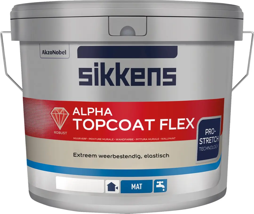 Sikkens Alpha Topcoat Flex 10 liter Wit