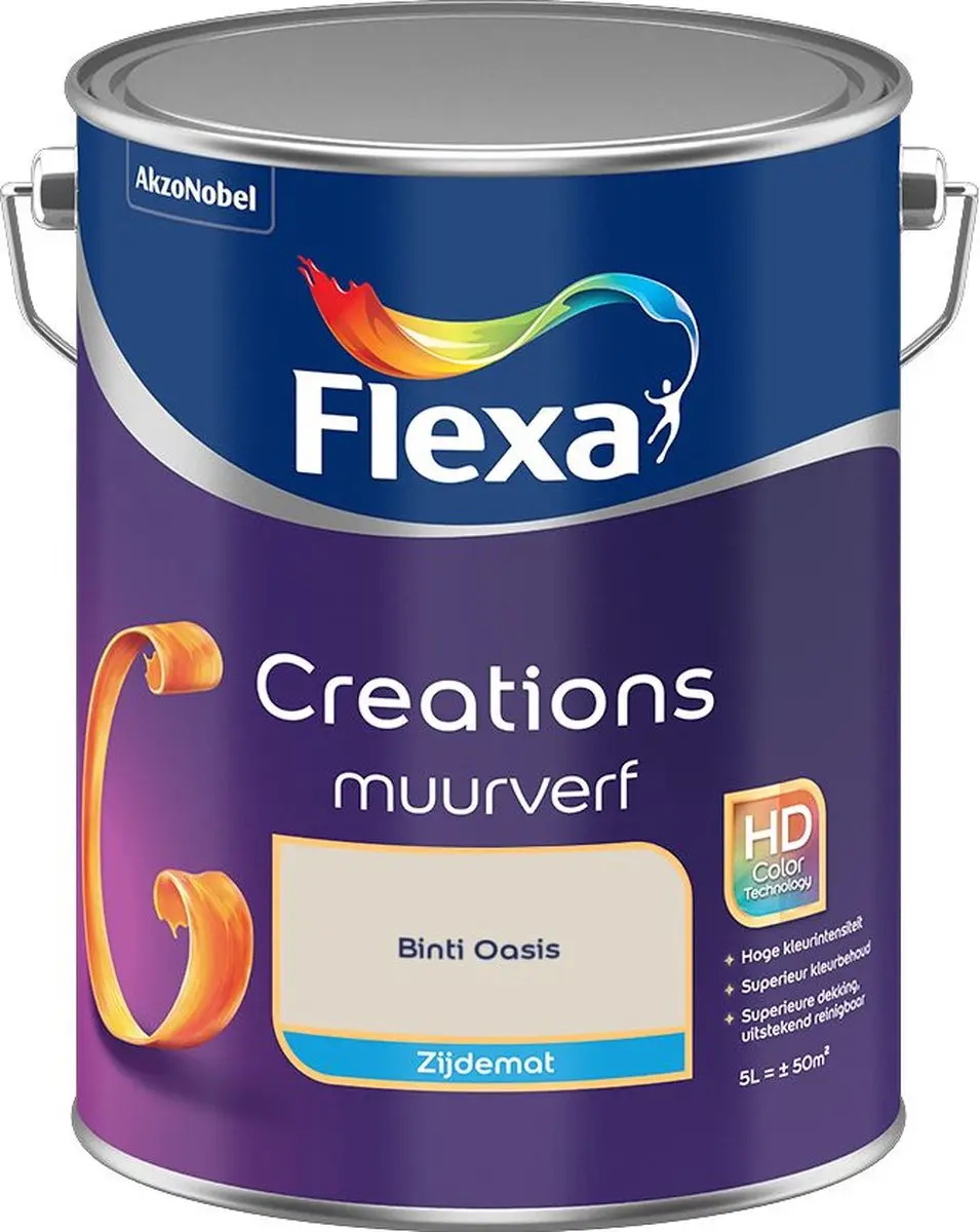 Flexa Creations Muurverf Zijdemat Binti Oasis 5L
