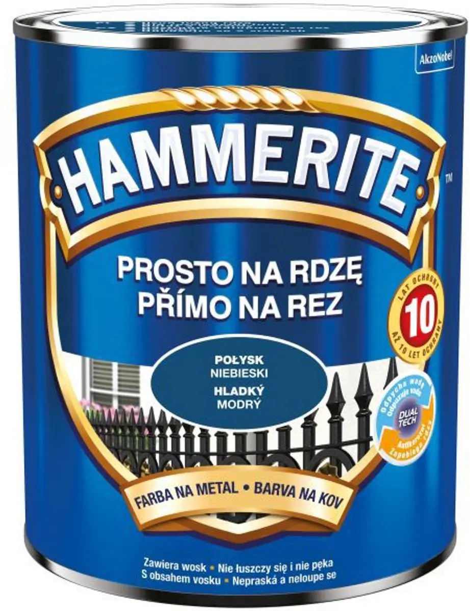 Hammerite Direct Roest Glad 0,7L