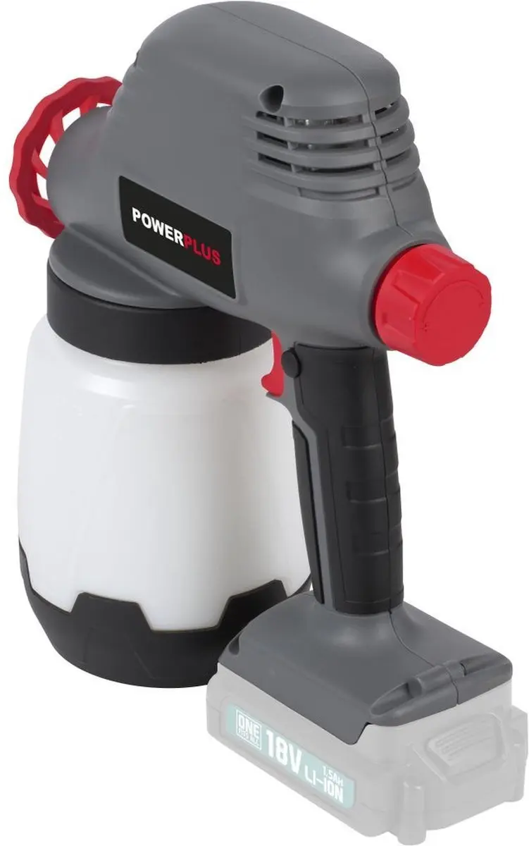 Powerplus POWEBPSS3 Verfpistool 18V - 1L - Grijs