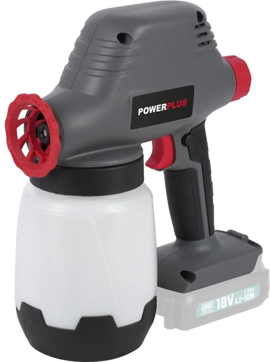 Powerplus POWEBPSS3 Verfpistool 18V - 1L - Grijs