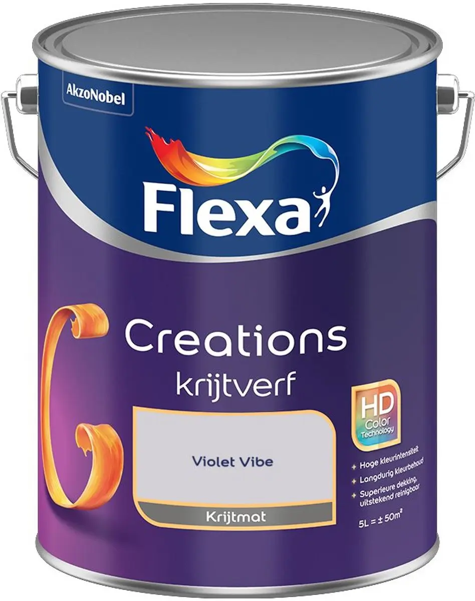Flexa Creations Muurverf Violet Vibe 5L