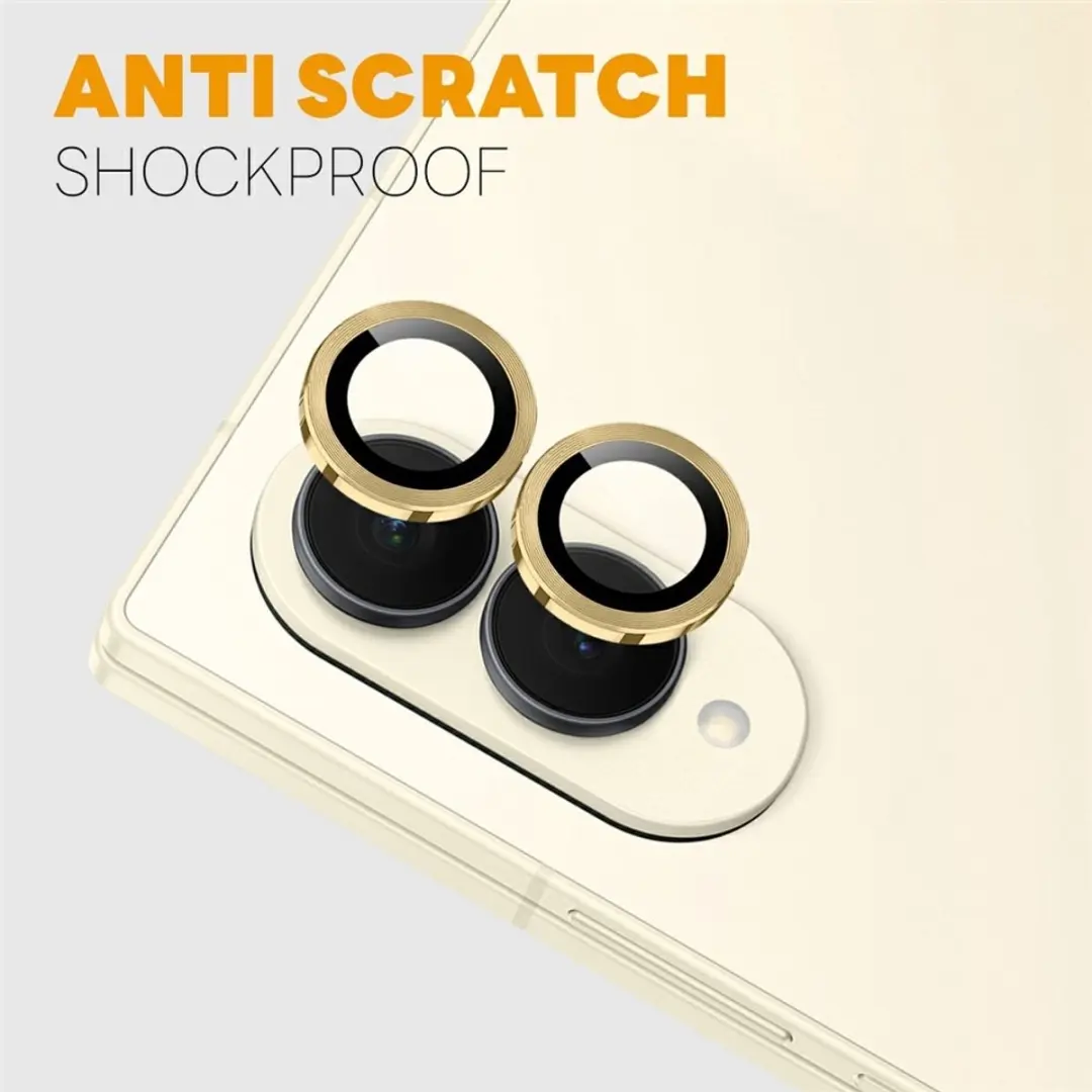 NORTHJO Galaxy Z Fold 8 Lensprotector - Goud - 2 Stuks