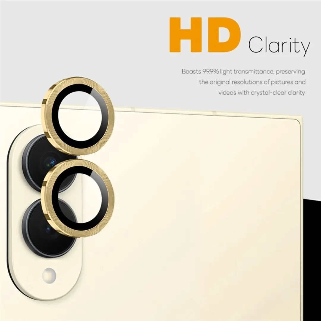 NORTHJO Galaxy Z Fold 8 Lensprotector - Goud - 2 Stuks