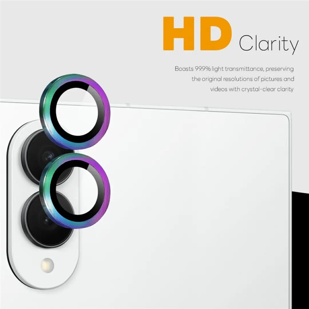 NORTHJO Galaxy Z Fold 8 Lensprotector - Metaal - Multi Color