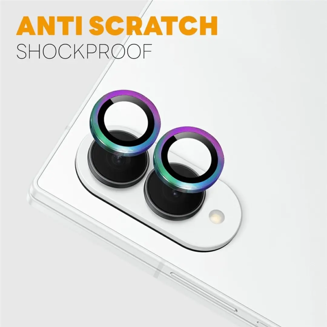 NORTHJO Galaxy Z Fold 8 Lensprotector - Metaal - Multi Color