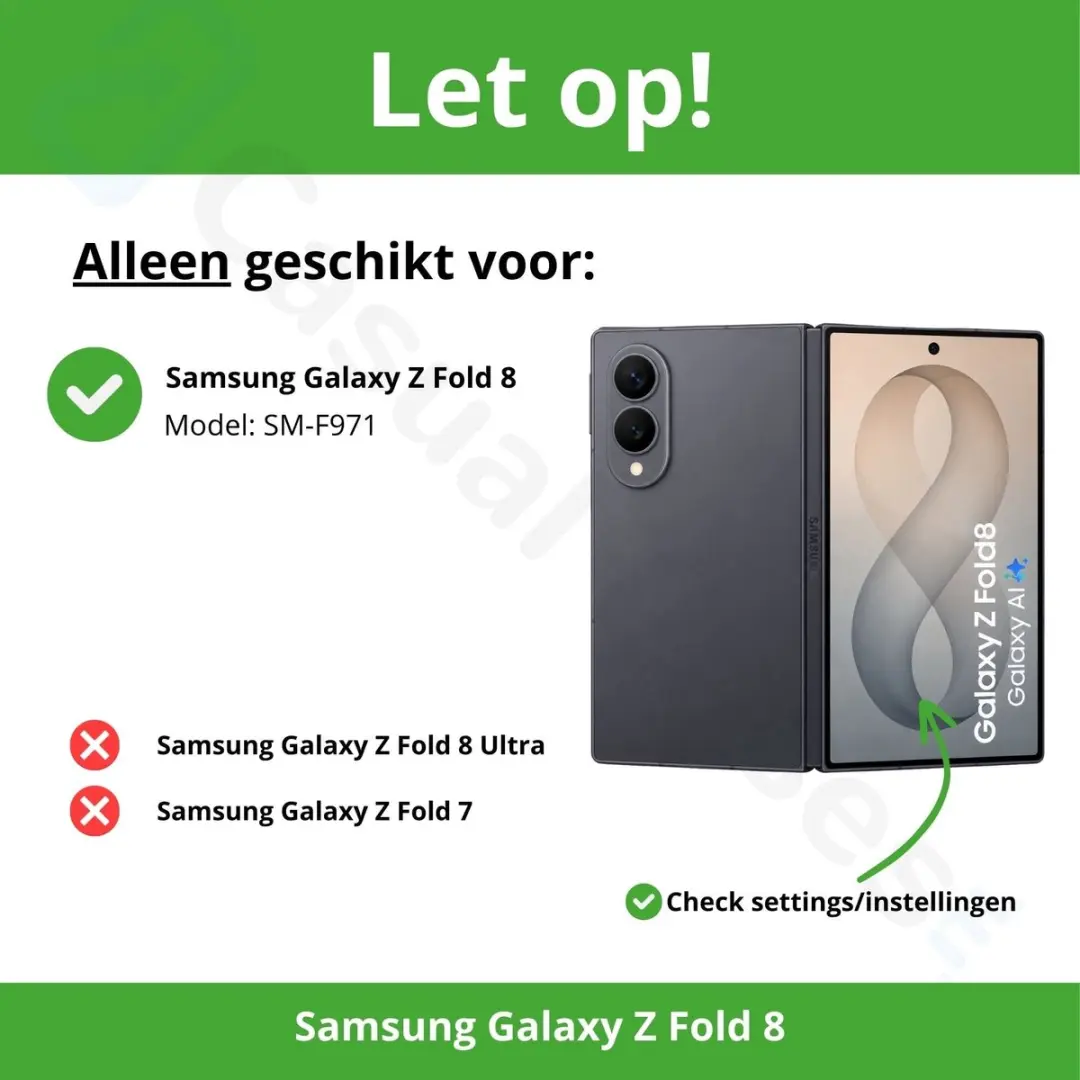 NORTHJO Galaxy Z Fold 8 Lensprotector - Metaal - Multi Color