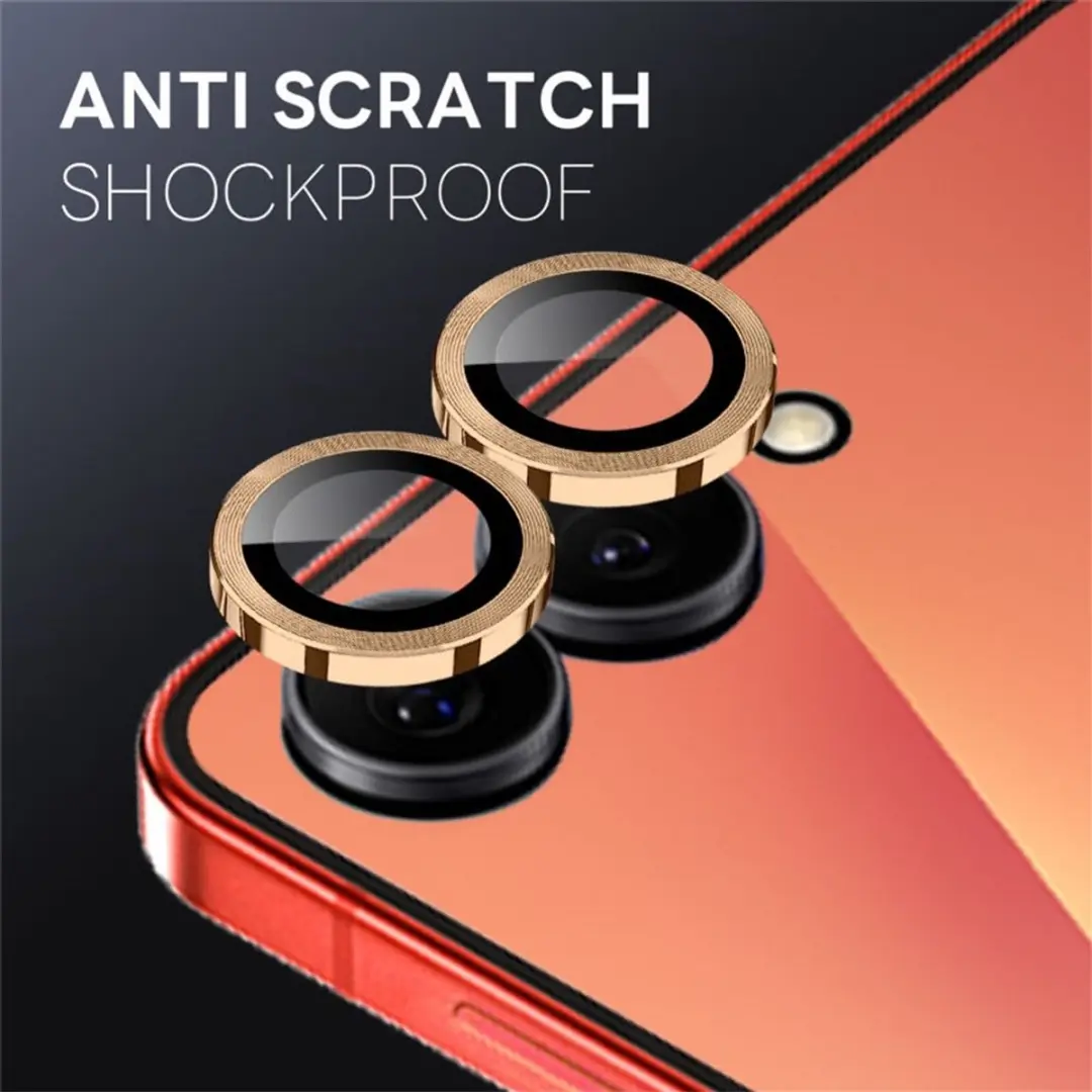 NORTHJO Galaxy Z Flip 8 Lensprotector - Goud - 2 Stuks