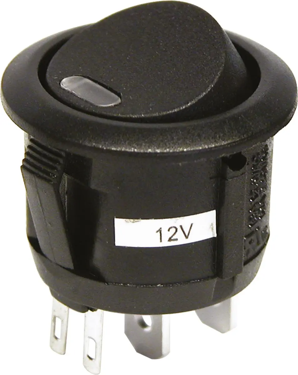 Carpoint Schakelaar On/Off 12V 20A - Zwart