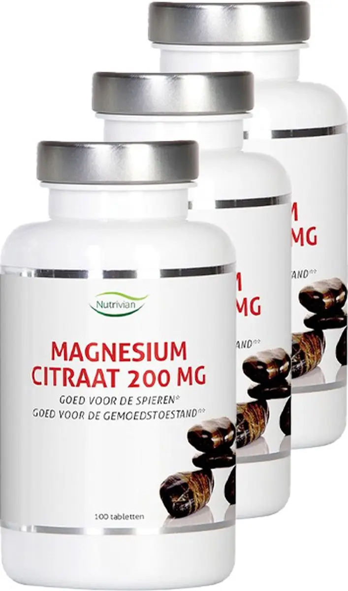 Nutrivian Magnesium Citraat 200mg
