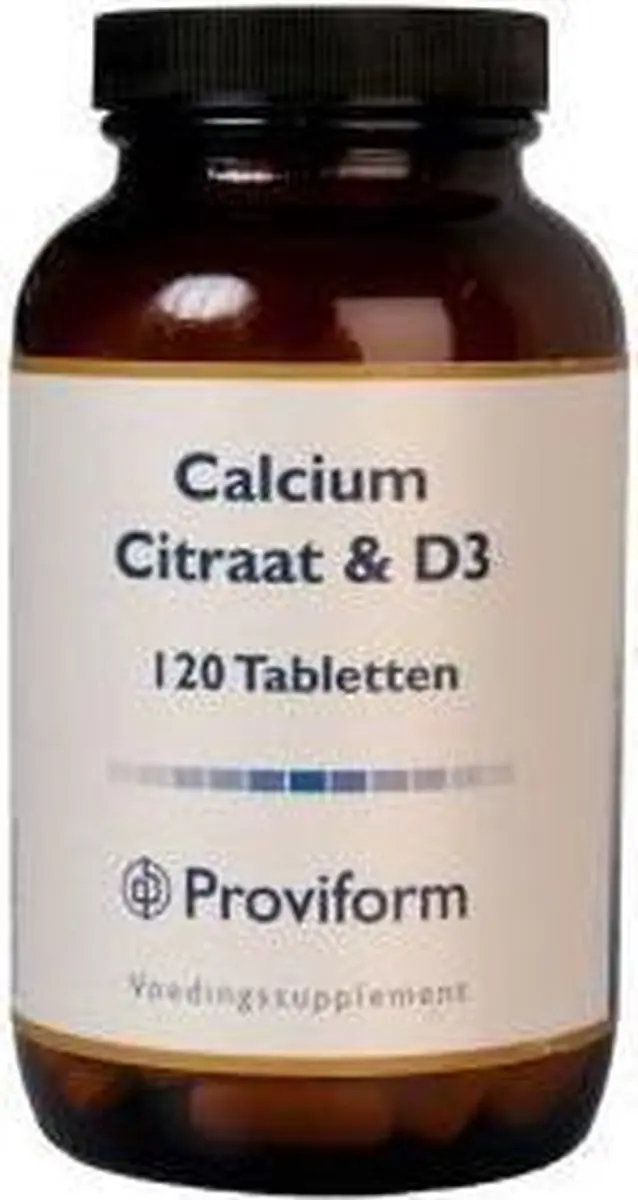 Proviform Calcium Citraat & D3 Voedingssupplement 120g