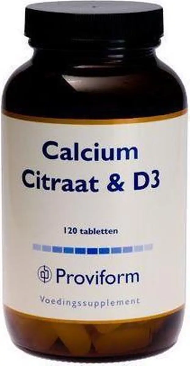 Proviform Calcium Citraat & D3 Voedingssupplement 120g