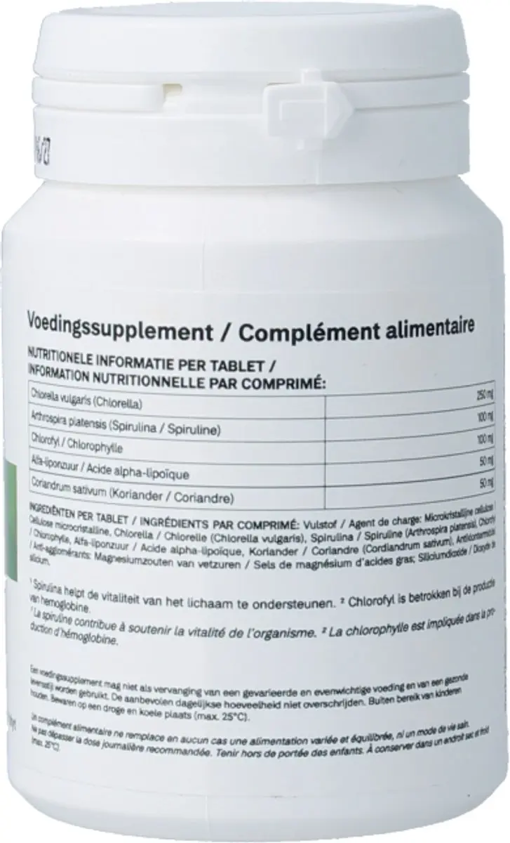 Nutriphyt Chlorogerm 60 Tabletten
