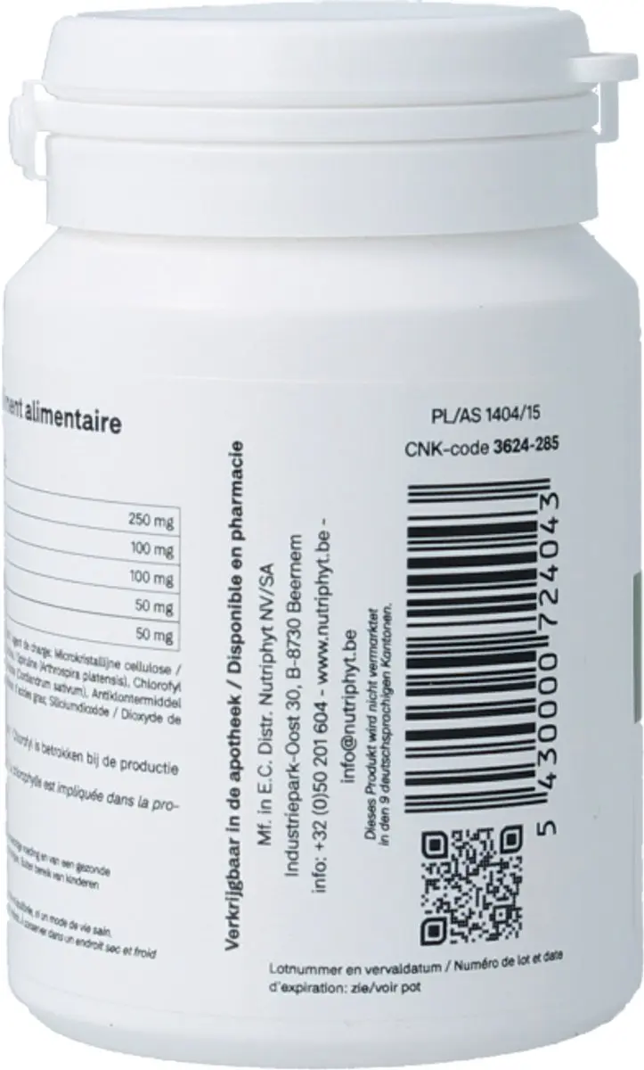 Nutriphyt Chlorogerm 60 Tabletten