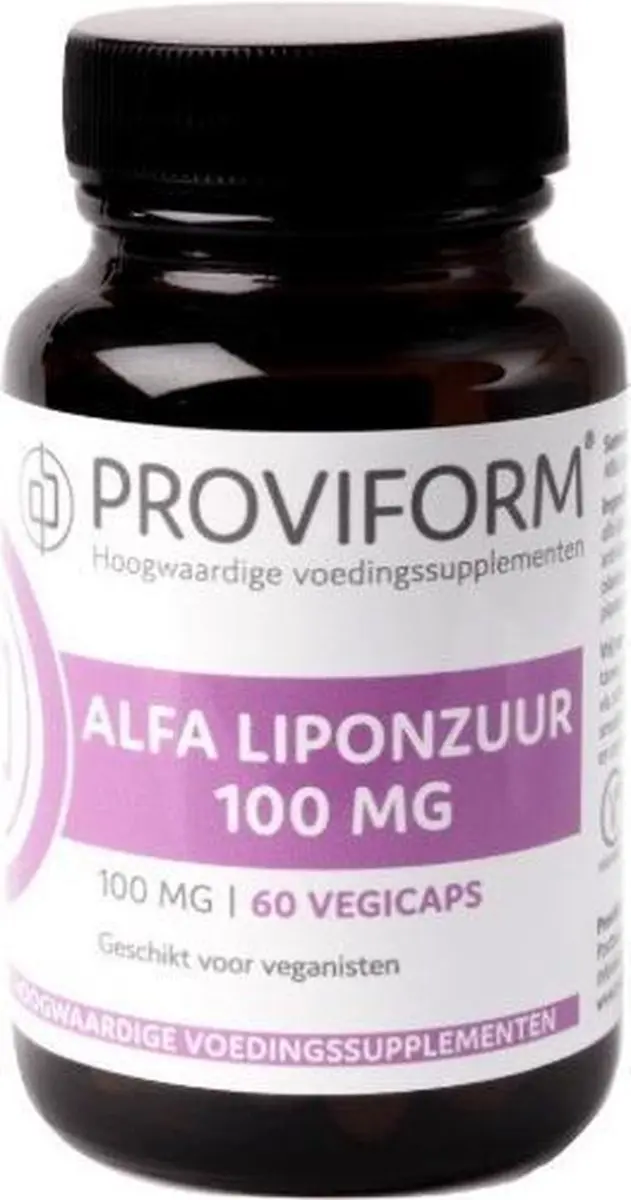 Proviform R+ Alfa Liponzuur 100mg - 60 Vegetarische Capsules