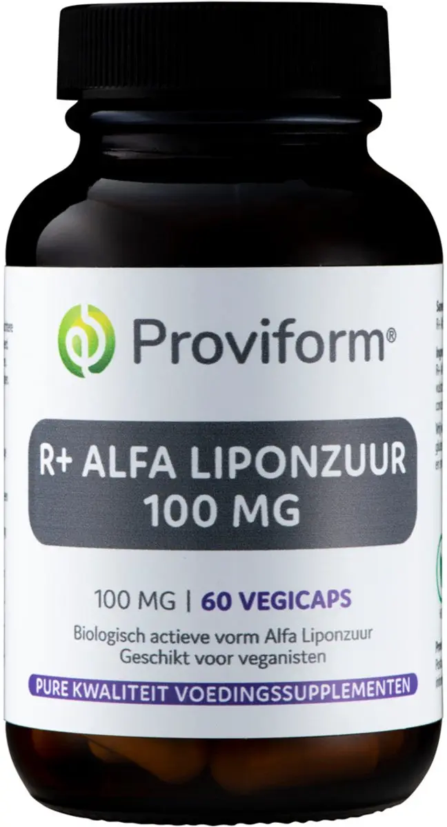 Proviform R+ Alfa Liponzuur 100mg - 60 Vegetarische Capsules