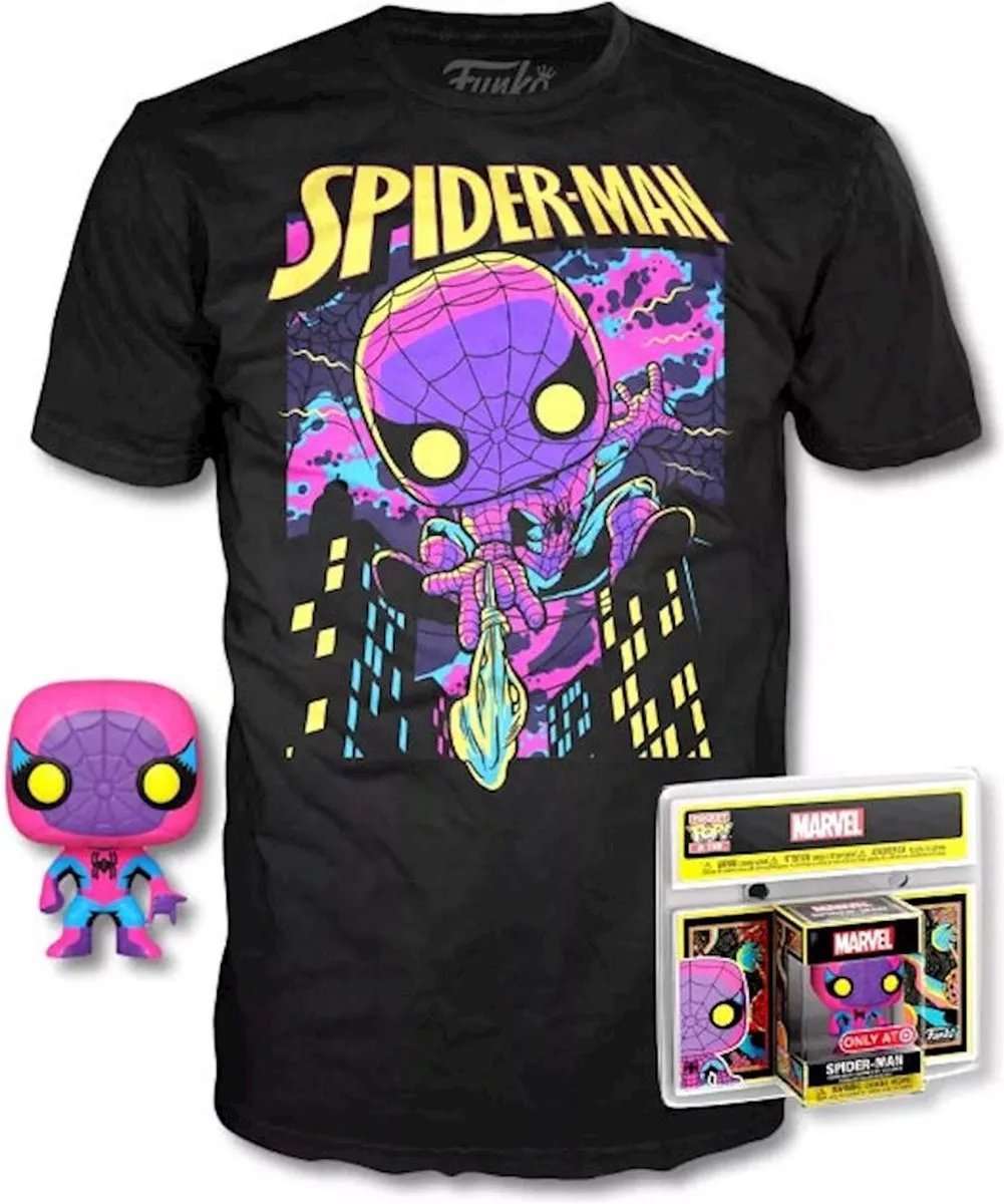 Funko Blacklight Spider-Man T-shirt S